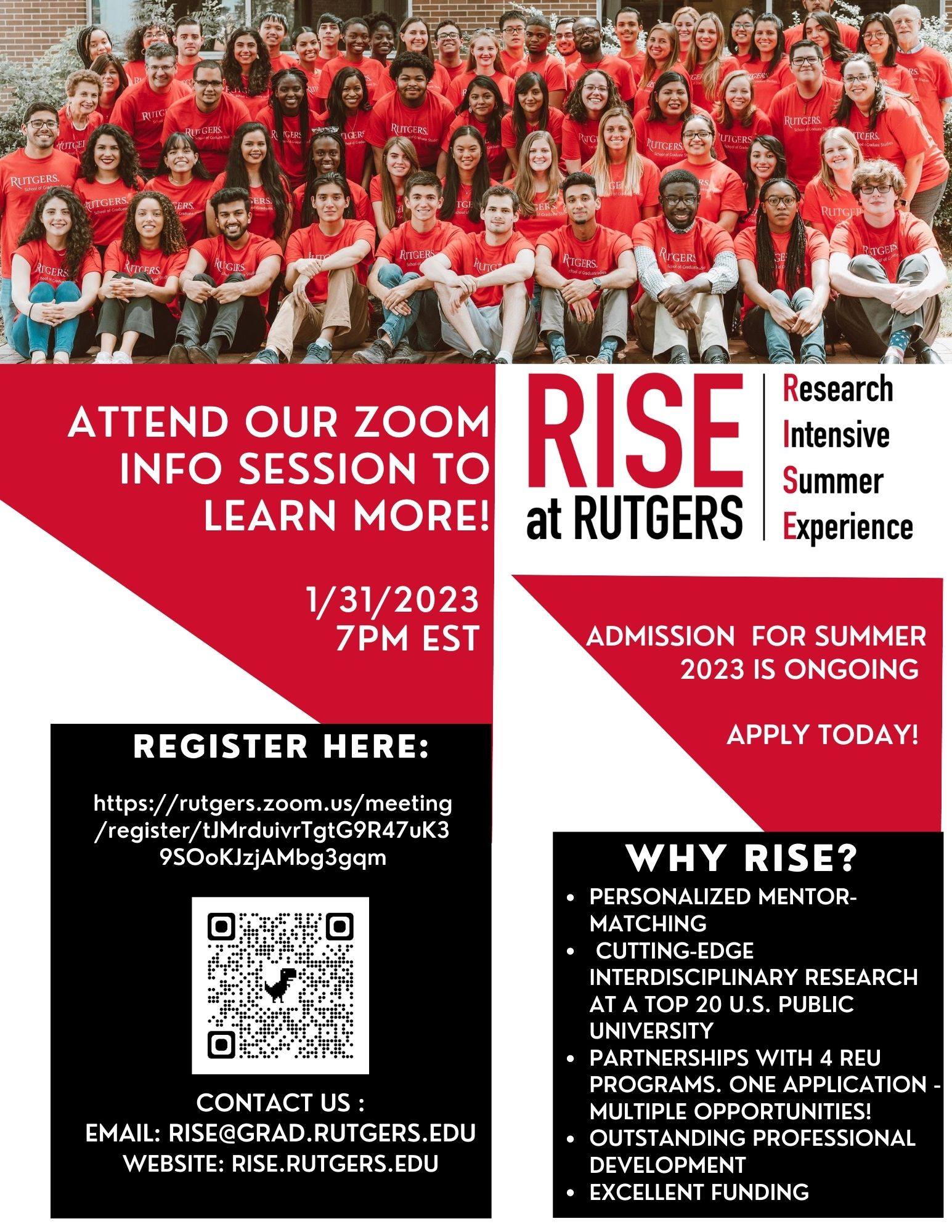 RISE flier