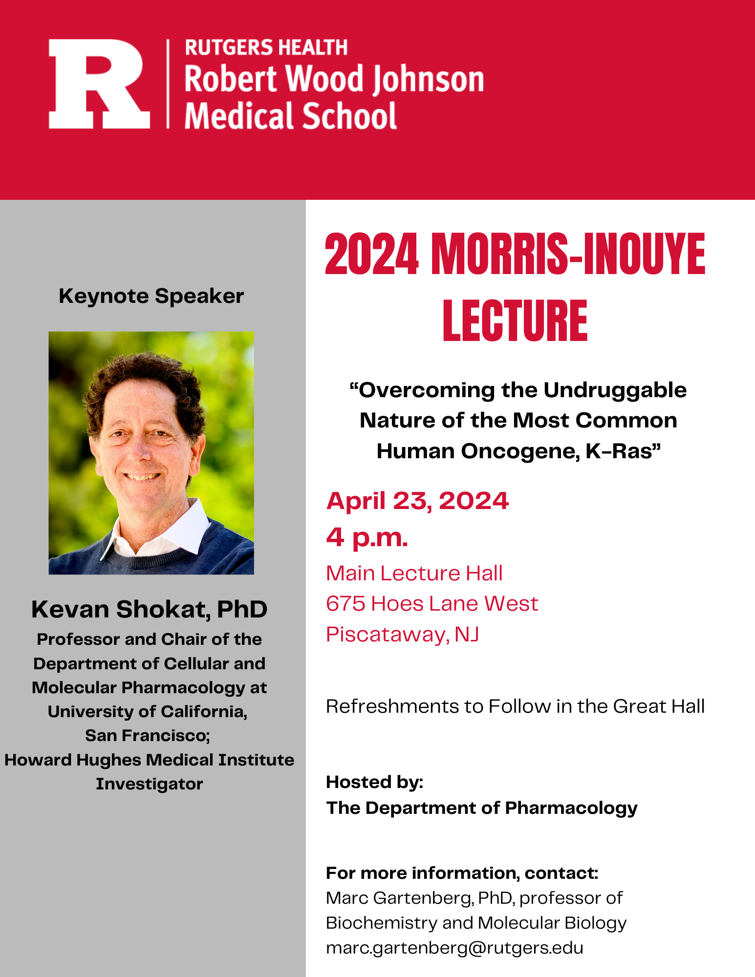 Inaugural Morris-Inouye Lecture 